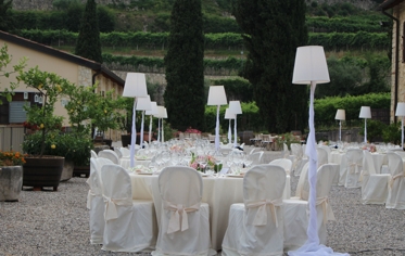 PRANZO / CENA - CORTILE (ALLESTIMENTO)